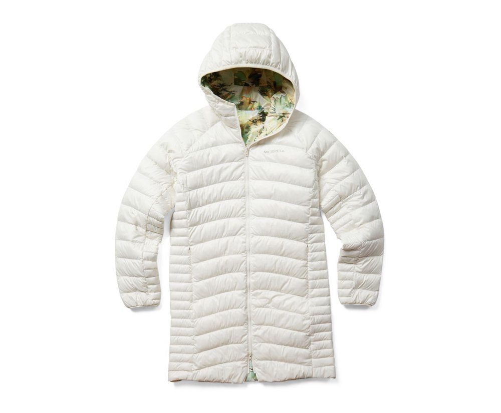 Merrell Jakker Dame - Ridgevent™ Thermo Parka - Hvide - UCP704621